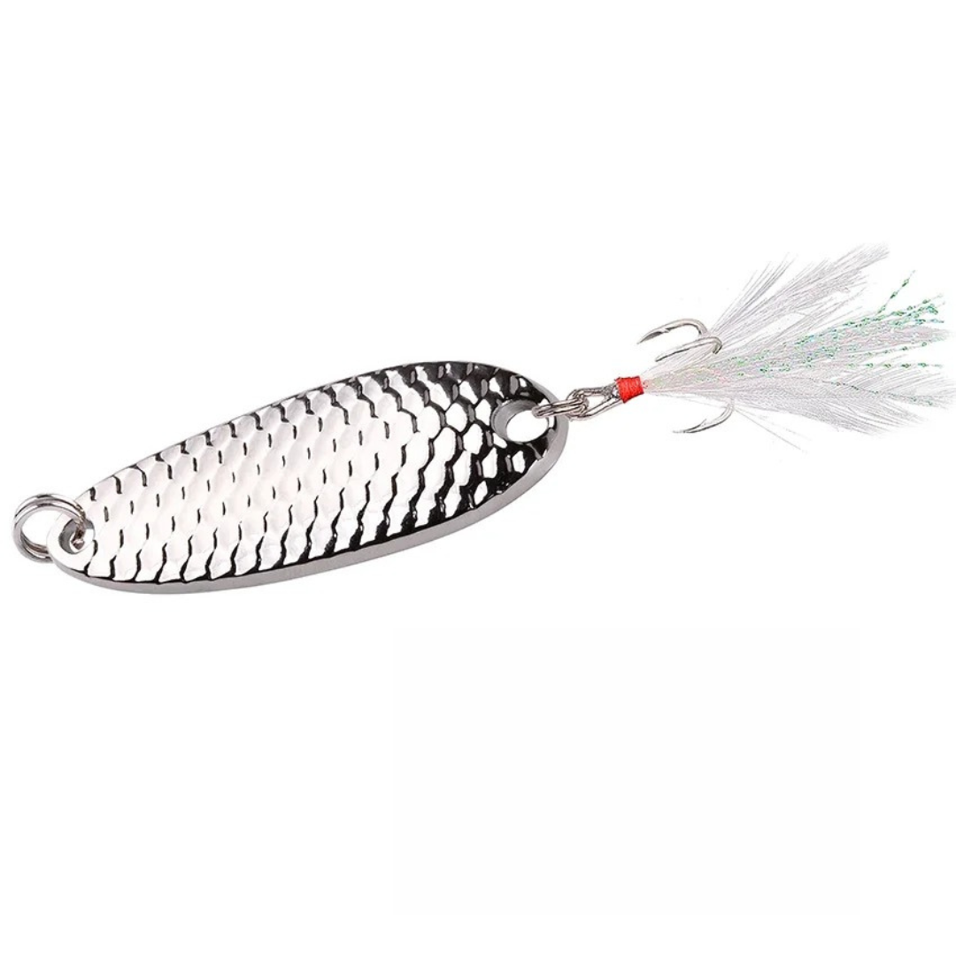 Cuillère de pêche en métal coloré – Leurres Spinner Wobbler de 1,5g à 20g pour eau douce et salée