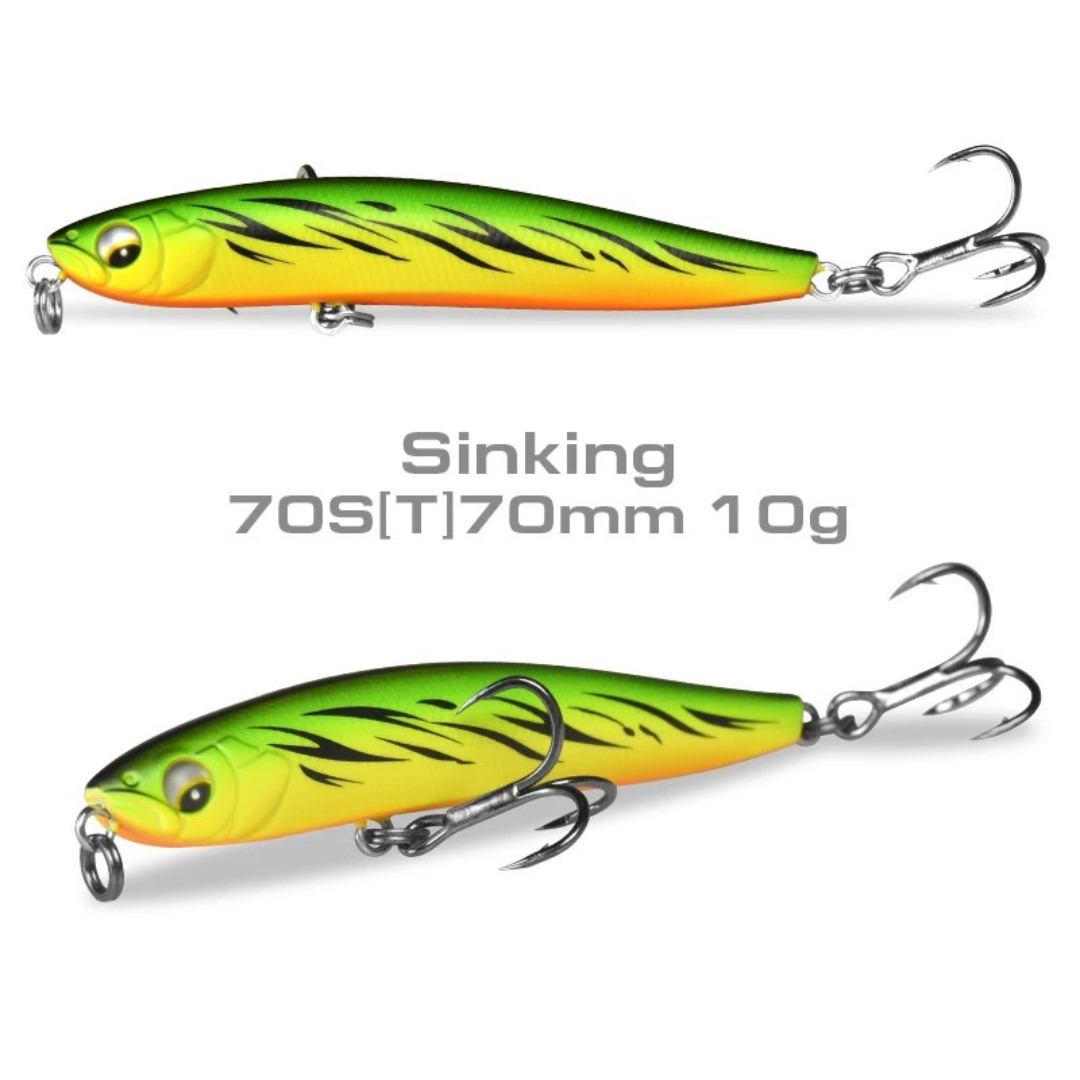 Leurre Stickbait FS70 – 7cm Redoutable sur Perche, Truite et Black-Bass
