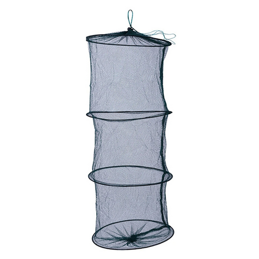 Filet de Pêche Pliable Multicouche en Nylon - plusieurs couches - Cage à Poisson Portable - Carpe, Crevette, Crabe