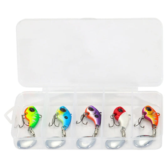 Coffret de 5 Leurres Métal Vib